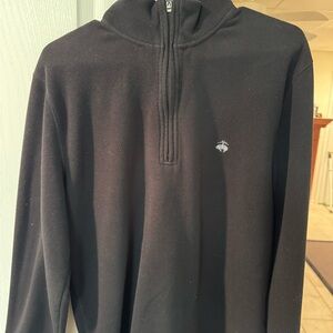 Black Half-Zip Sweater